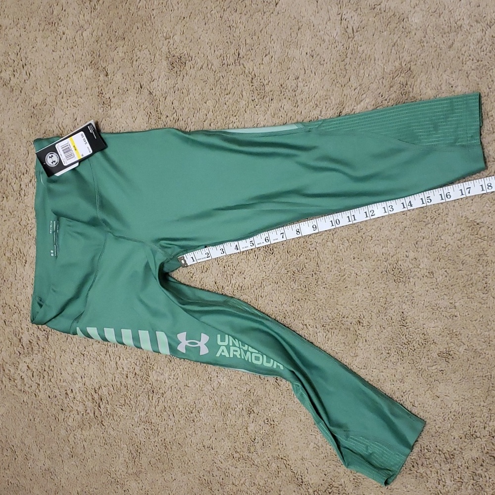 Under Armour green tights